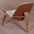 Wood Lounge Chair Hans Wegner CH07 Wood Shell Lounge Chair Manufactory